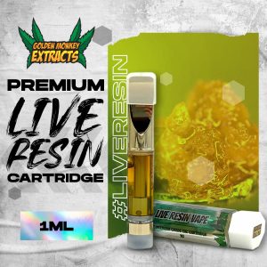 Golden Monkey Extracts – Premium Live Resin Cartridge - 1 mL