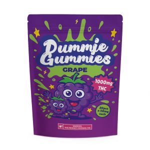 Dummie Gummies – Grape 1000mg THC Gummies