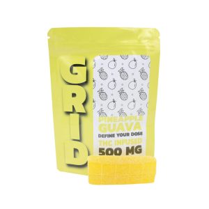 GRID – 500mg THC Gummy – Pineapple Guava