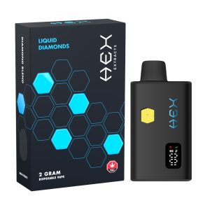 Hex Extracts - Liquid Diamonds Disposable Vape - 2G