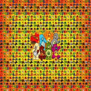 LSD Tabs - 125ug - Dancing Care Bears