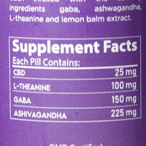 Alternative view of SleeBD - Calm Capsules 600mg CBD