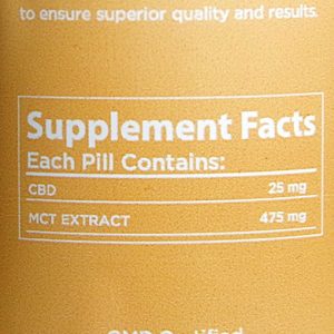 Alternative view of SleeBD - Pure Capsules 750mg CBD